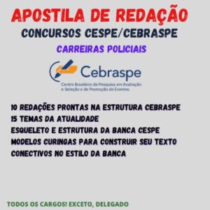 Esqueleto de Redação PMBA - Material para Concursos