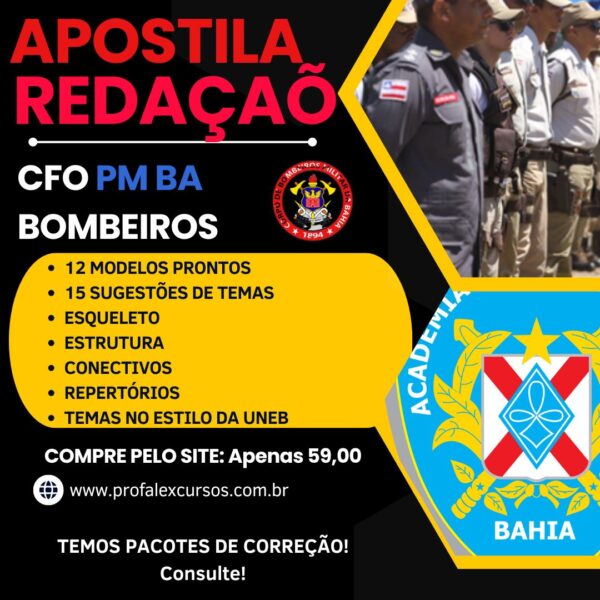 CFO PM BA e BOMBEIROS