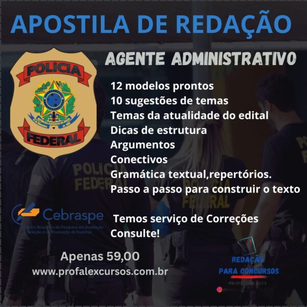 POLÍCIA FEDERAL- AGENTE ADMINISTRATIVO