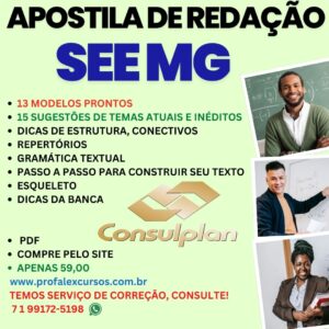 SEE MG- APOSTILA DE REDAÇÃO