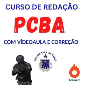 PC BA- CURSO COM VÍDEOAULAS E CORREÇÃO