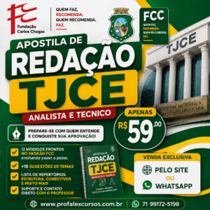 TJCE- APOSTILA DE REDAÇÃO- FCC