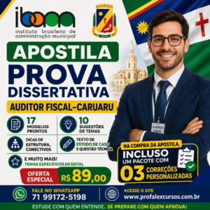 APOSTILA- PROVA DISSERTATIVA-AUDITOR FISCAL CARUARU