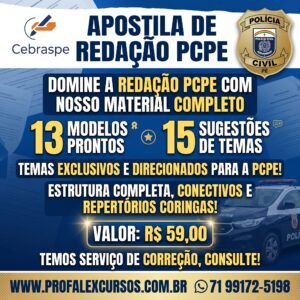 PCPE- APOSTILA DE REDAÇÃO